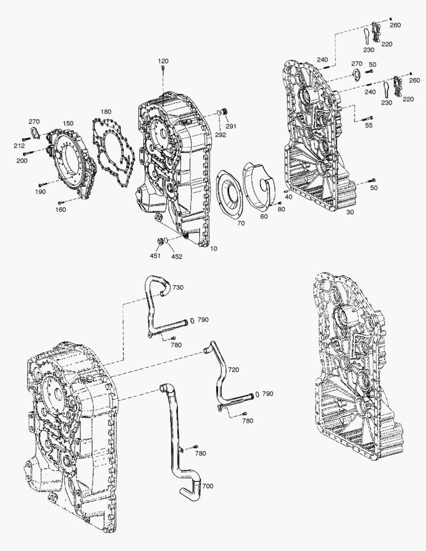 КОРПУС КОРОБКИ ПЕРЕДАЧ-ТРАНСМИССИЯ(3)