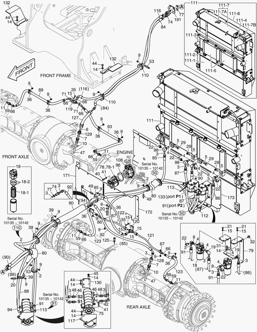 5530 OIL COOLER PIPING - AXLE(1)