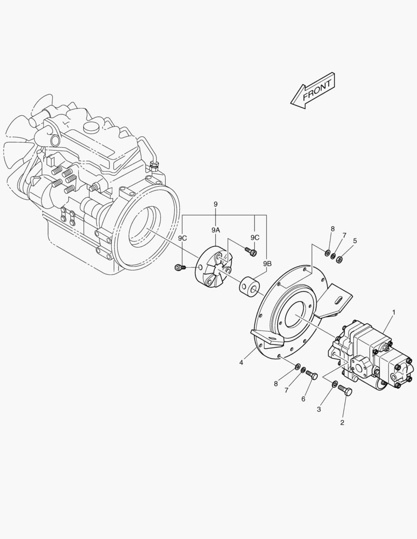 1280 PUMP MOUNTING [20001~20575]