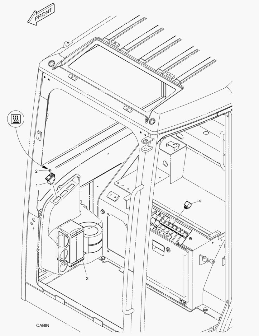 ОБОГРЕВАТЕЛЬ - КАБИНА