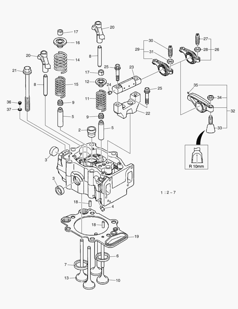 G010-16 CYLINDER HEAD