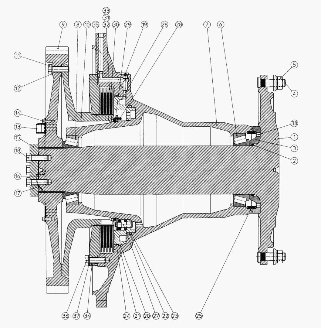 G090-14 WHEEL HUB ASS`Y [~810240]