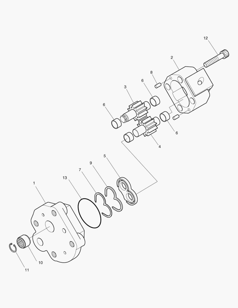 ОСНОВНОЙ НАСОС - ШЕСТЕРЕННЫЙ НАСОС(2)