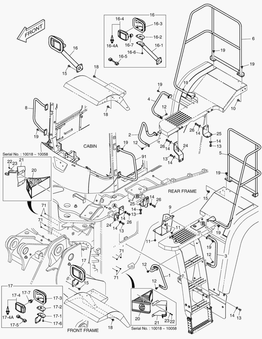 1550 FENDER & LADDER