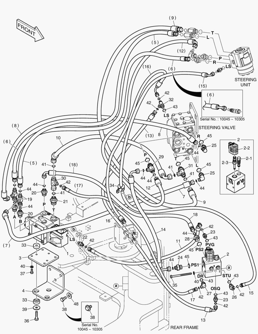 ПАТРУБКИ РУЛЕВОГО УПРАВЛЕНИЯ - ЭЛЕКТРИКА