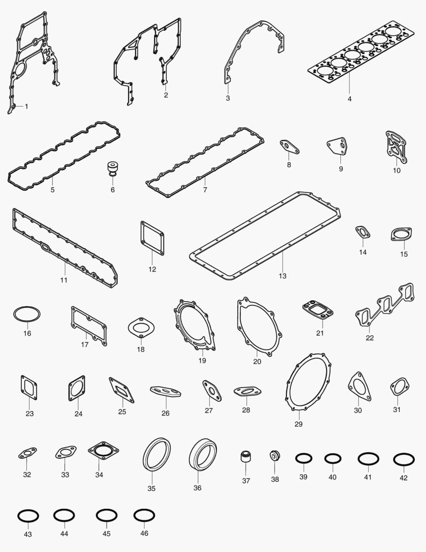 052 OVER HAUL GASKET KIT - ALL