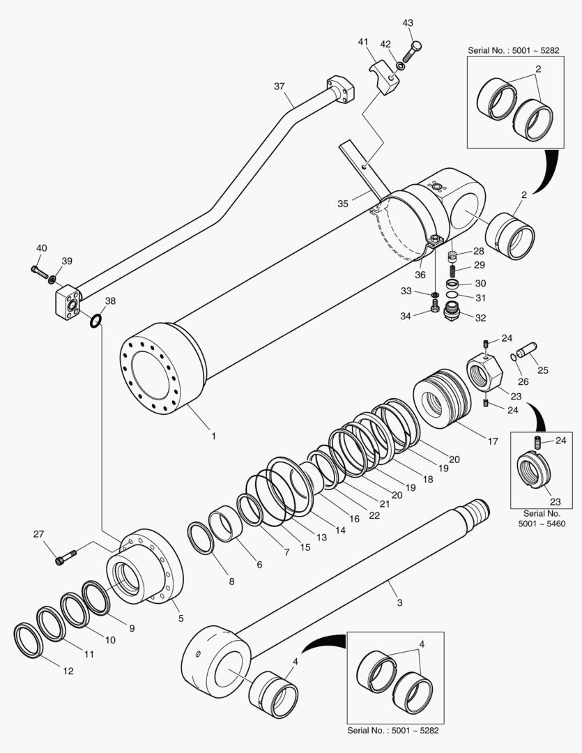 4270 ARM CYLINDER [5001~5800]