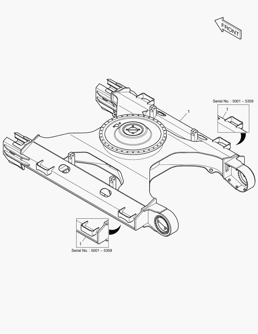 РАМА ГУСЕНИЦЫ - ДЛИННАЯ ГУСЕНИЦА