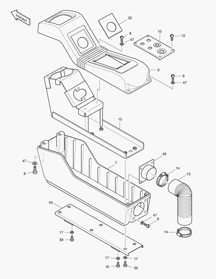 1351 CONTROL STAND-RH [991~]