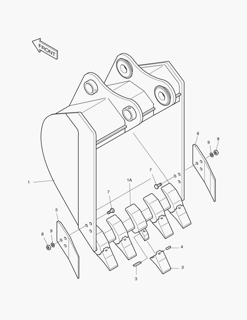 6110 BUCKET ASS`Y-0.19mВі