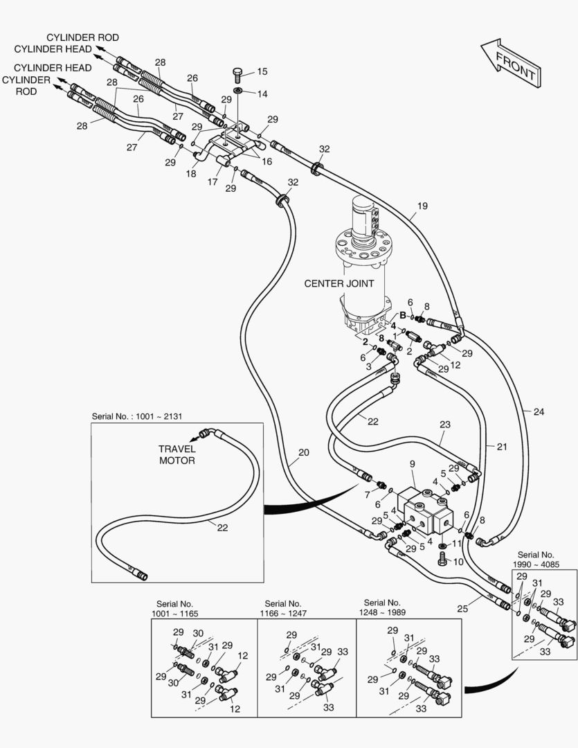 Спецтехника 2160 DOZER & OUTRIGGER PIPING
