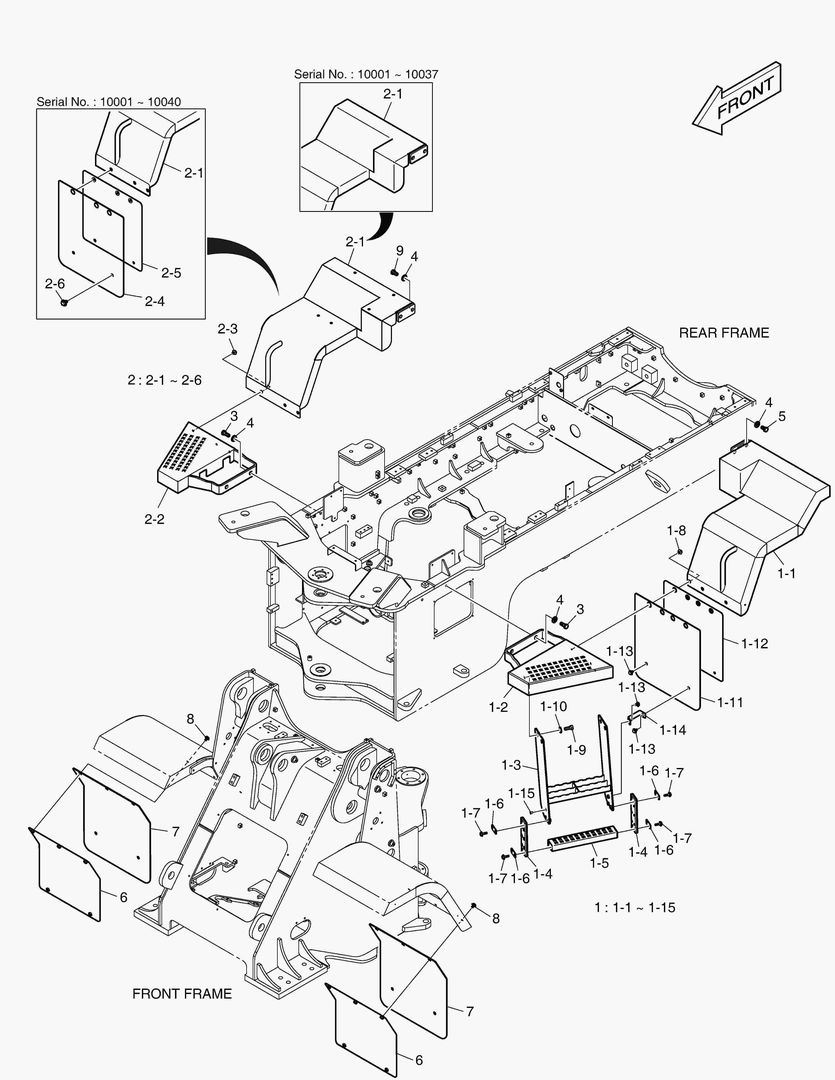 5270 FENDER & LADDER - MUD GUARD