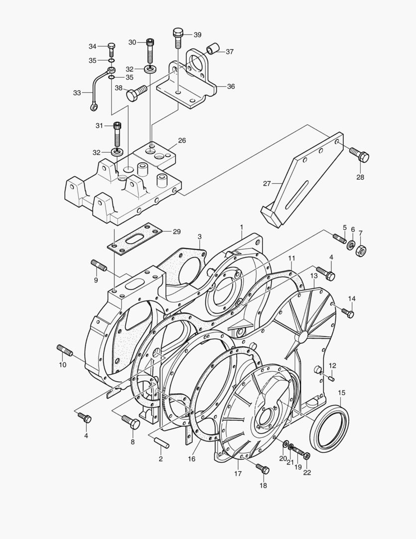 КАРТЕР РАСПРЕДЕЛИТЕЛЬНЫХ ШЕСТЕРЕН
