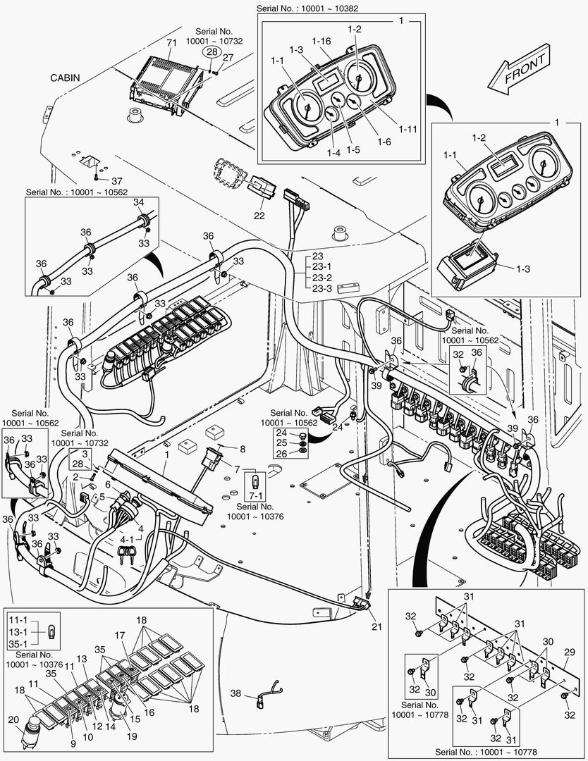 ЭЛЕКТРИЧЕСКИЕ ЗАПЧАСТИ - КАБИНА