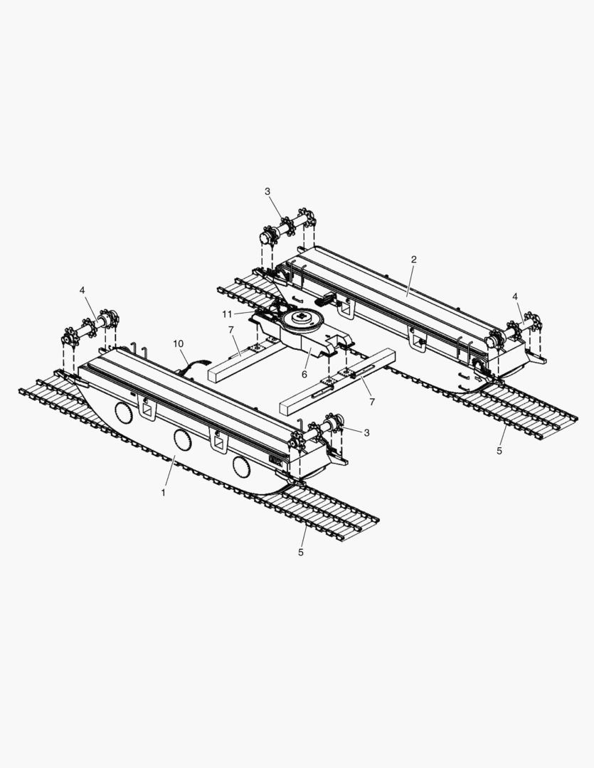 2100 UNDERCARRIAGE ASSY