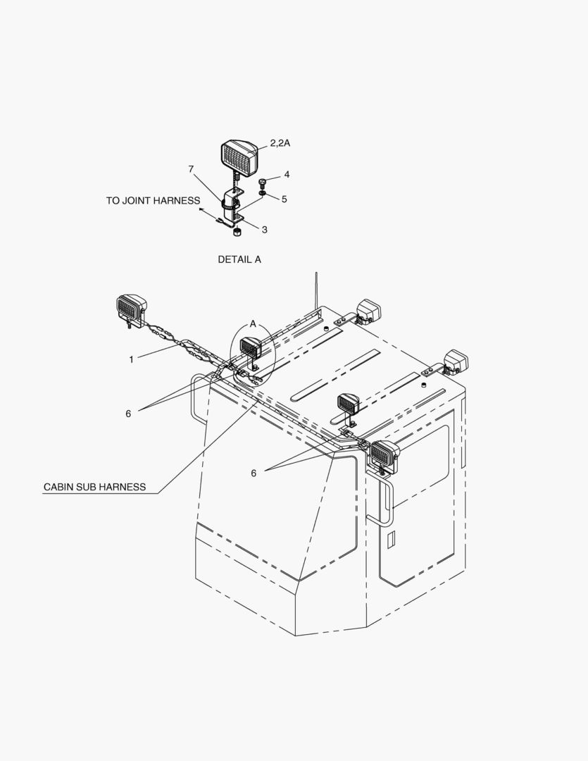 РАБОЧАЯ ФАРА В СБОРЕ(ОПЦИЯ ДЛЯ ФИНЛЯНДИИ)