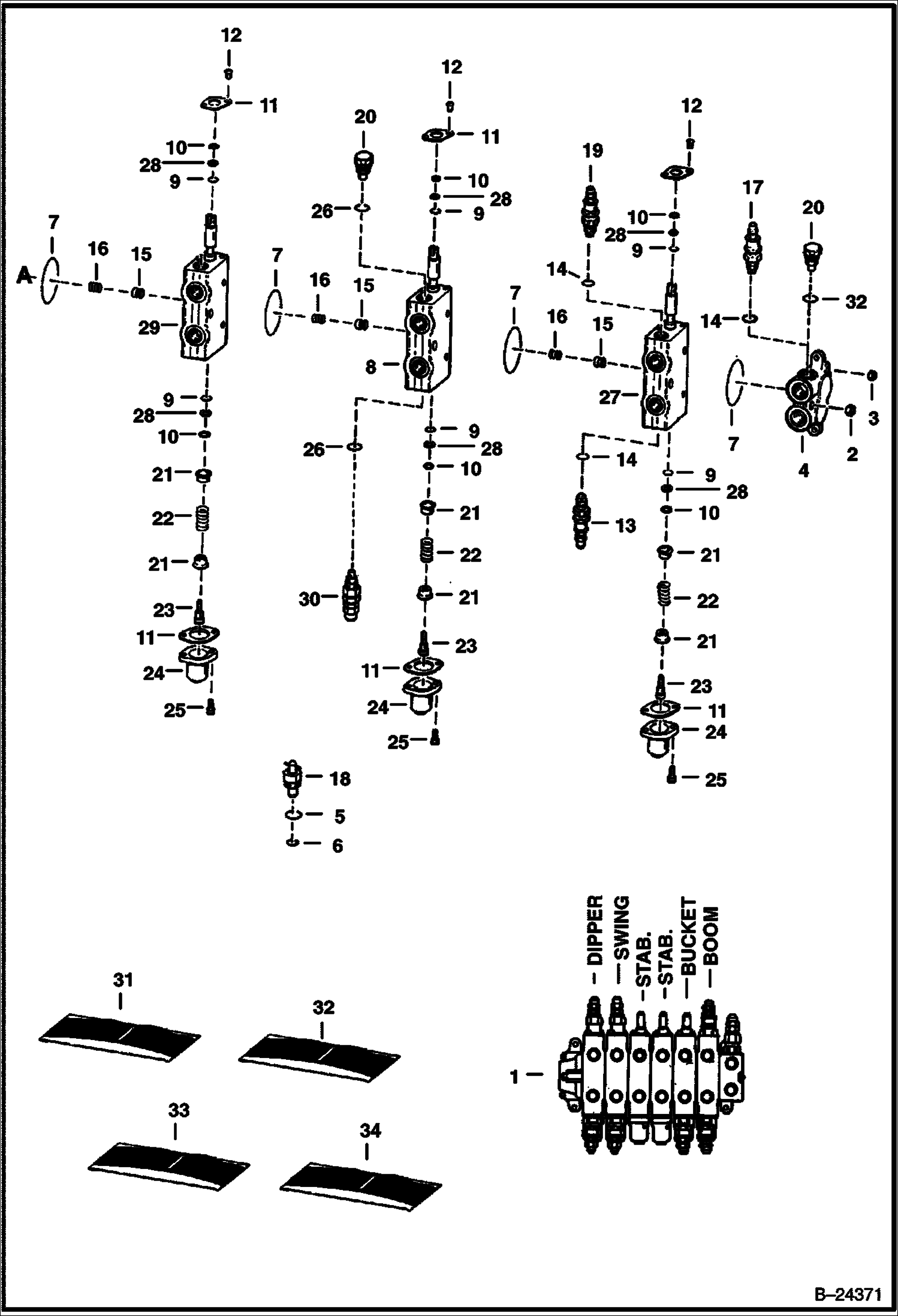 УПРАВЛЕНИЕ КЛАПАНОМ 730SH - СЕРИЙНЫЙ НОМЕР 646500500 И ВЫШЕ