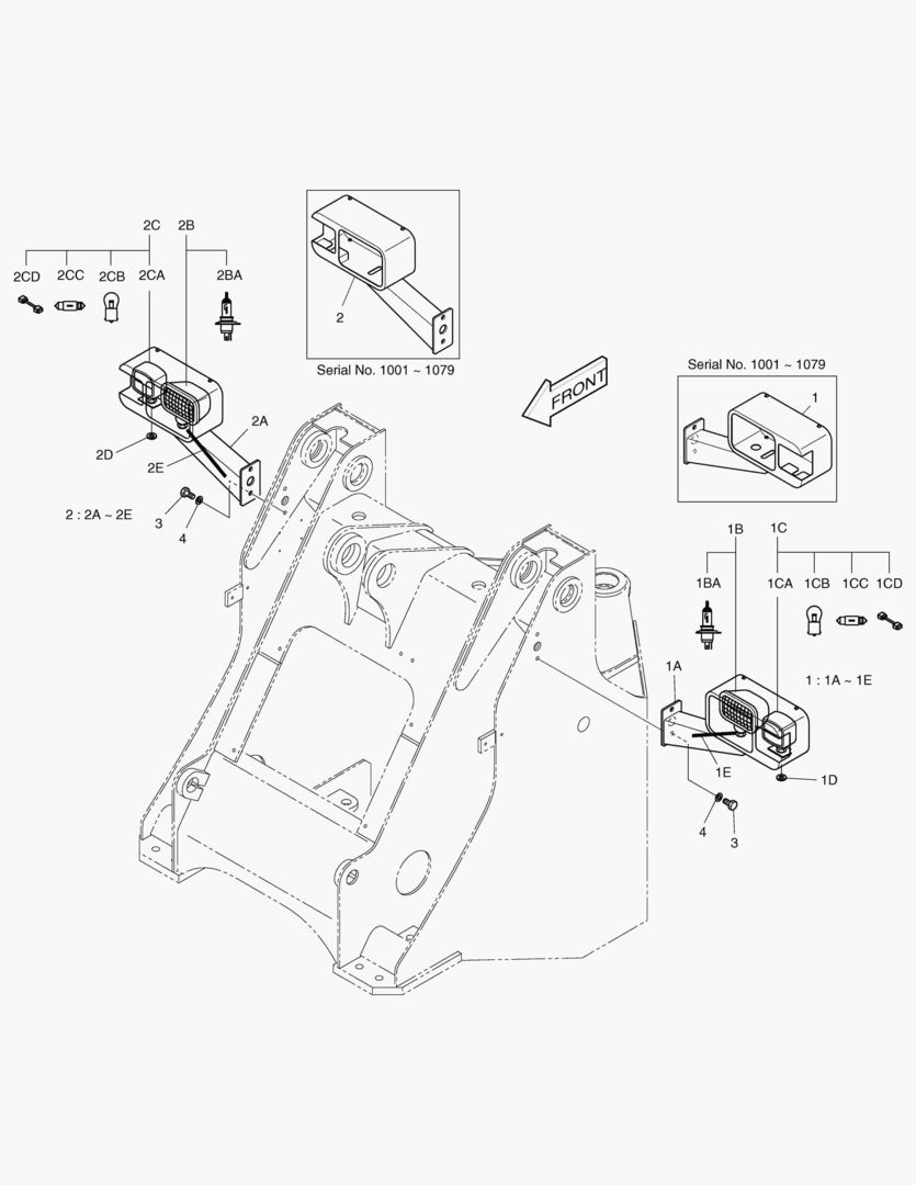 ПОДДЕРЖКА ПЕРЕДНЕЙ ЛАМПЫ
