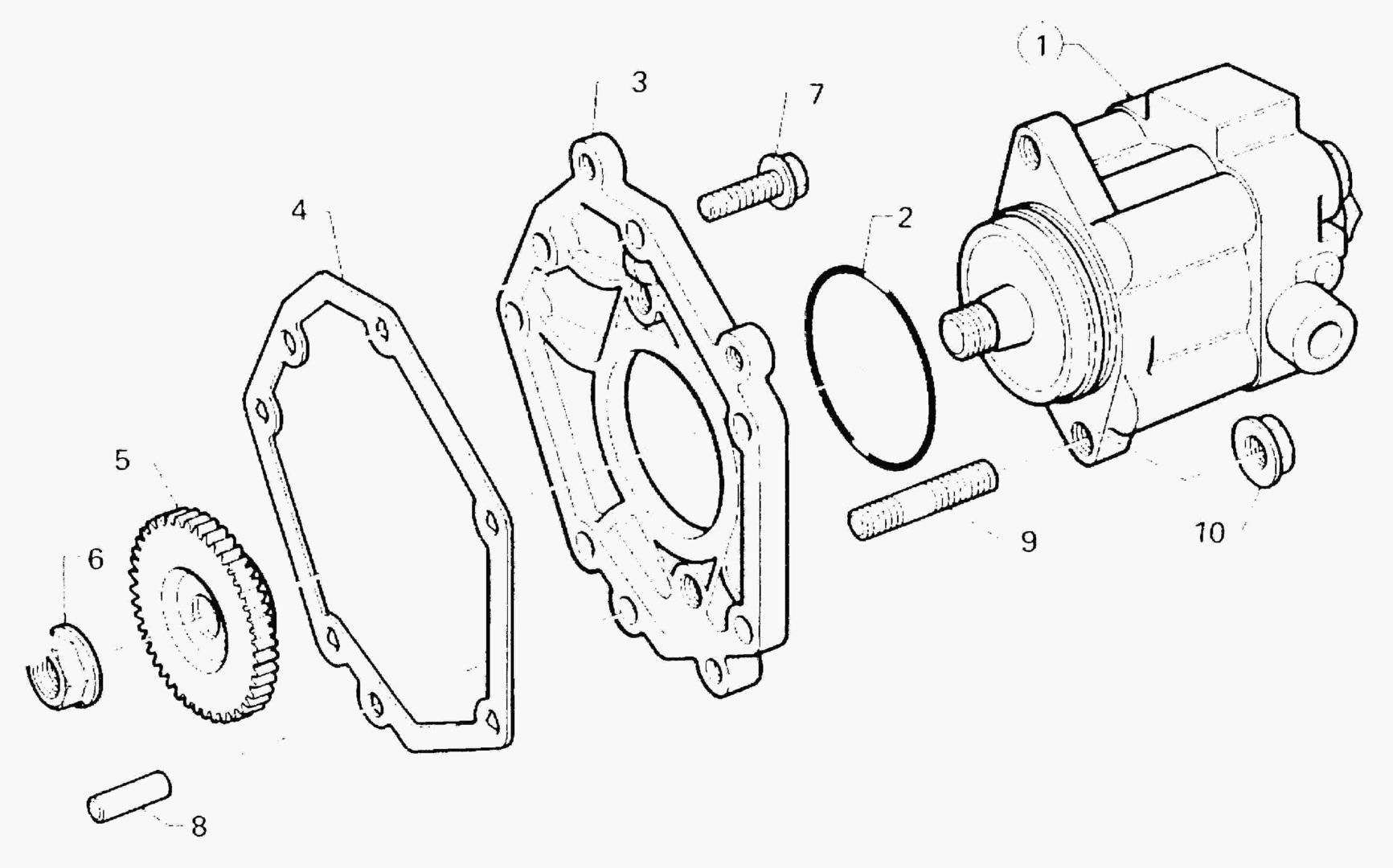 G010-82 HYDRAULIC PUMP MOUNTING