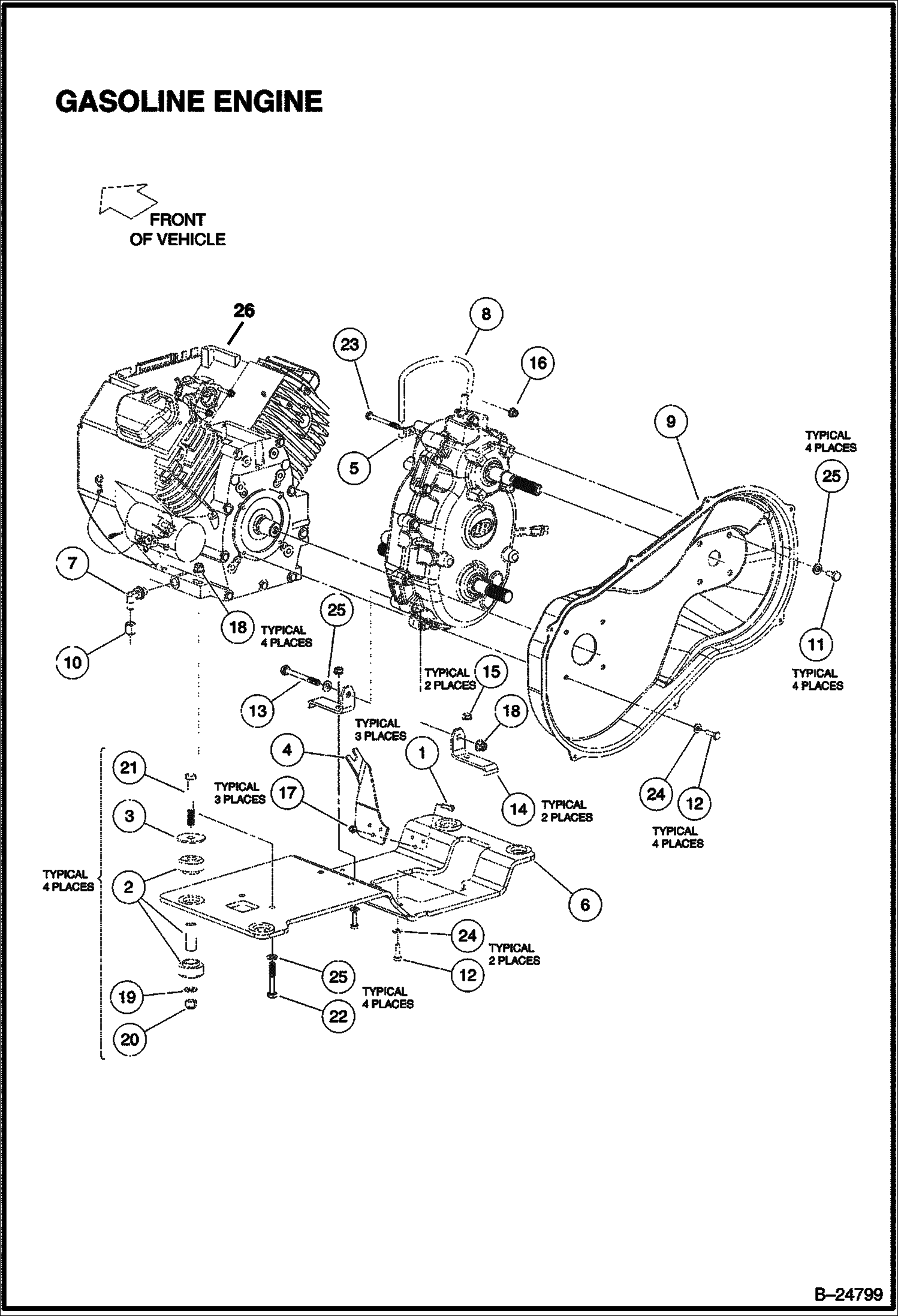 МОНТАЖ ДВИГАТЕЛЯ HONDA ДВИГАТЕЛЯ HONDA GX620