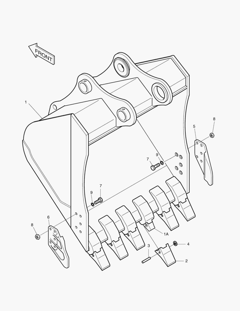 Спецтехника 6210 BUCKET-1.17mВі - главное фото