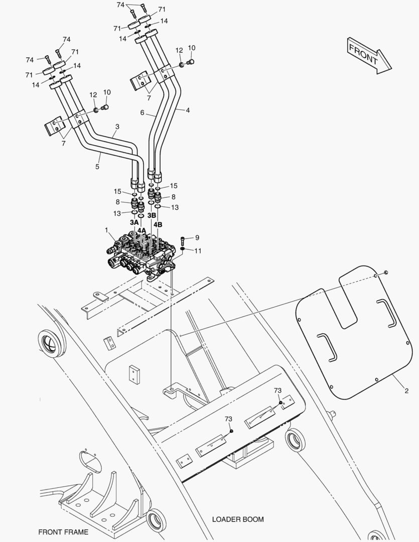 РЕКУЛИРУЮЩИЙ КЛАПАН ТРУБОПРОВОДА - 4 КАТУШКИ