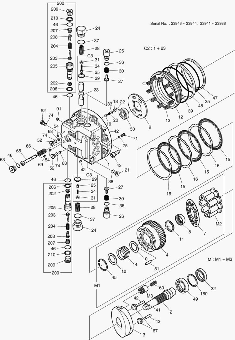 4157 TRAVEL MOTOR [23843~]
