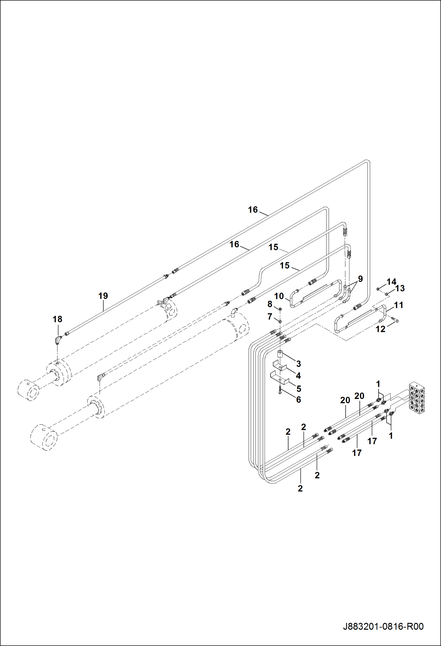 Схема СХЕМА УВЕЛИЧЕННЫХ ЦИЛИНДРОВ