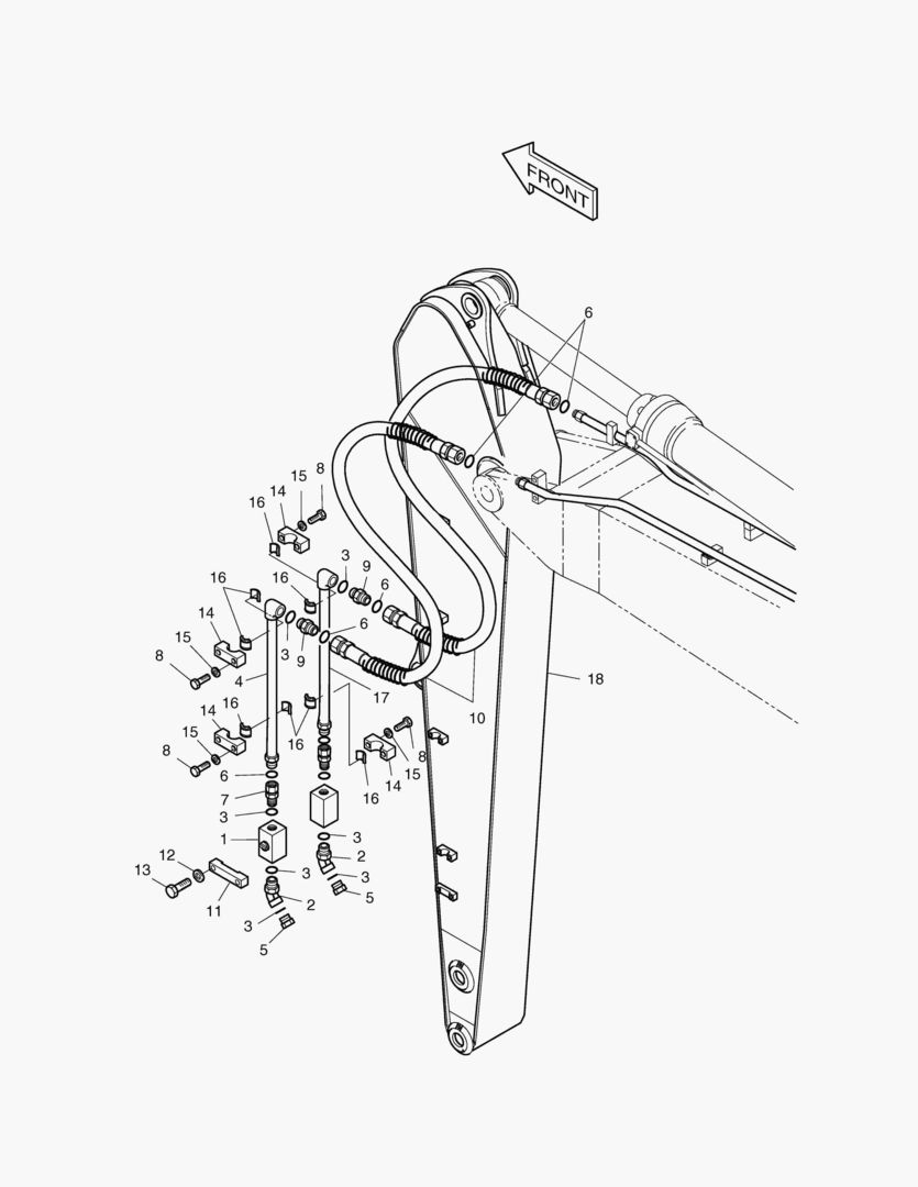 Спецтехника 6550 ARM PIPING-ARM 6.0m(ONE & TWO WAY) - главное фото