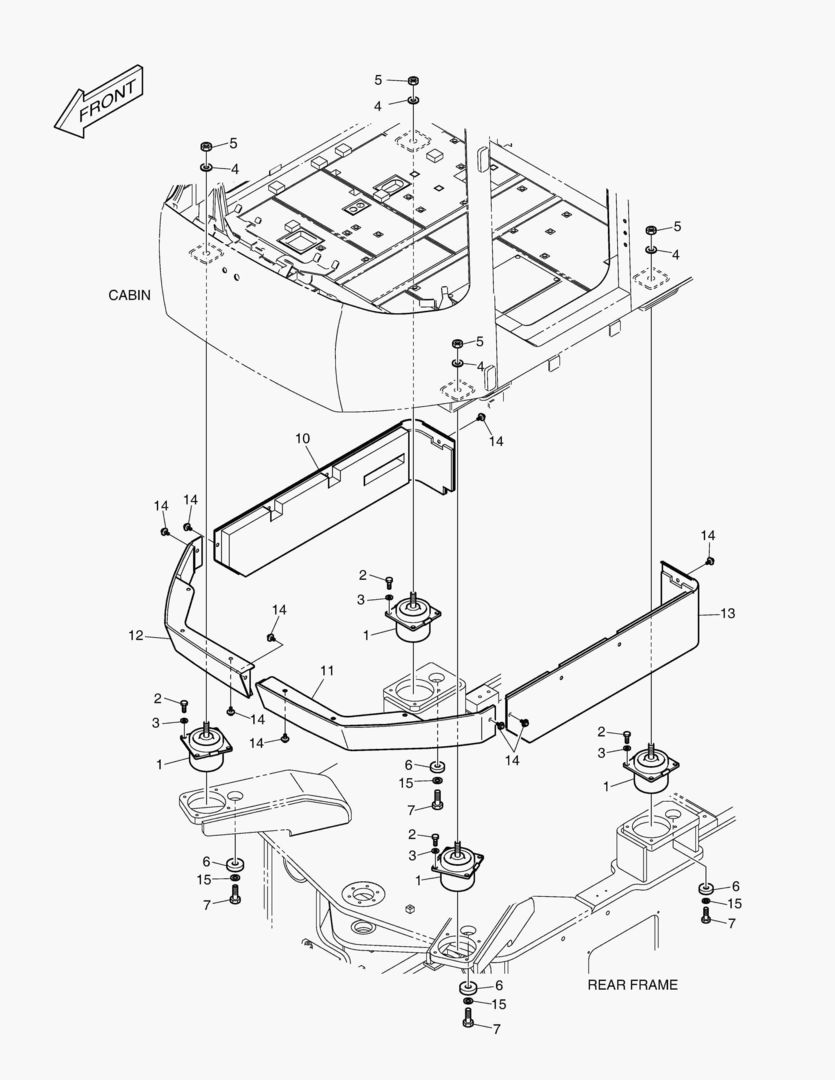 УСТАНОВКА КАБИНЫ