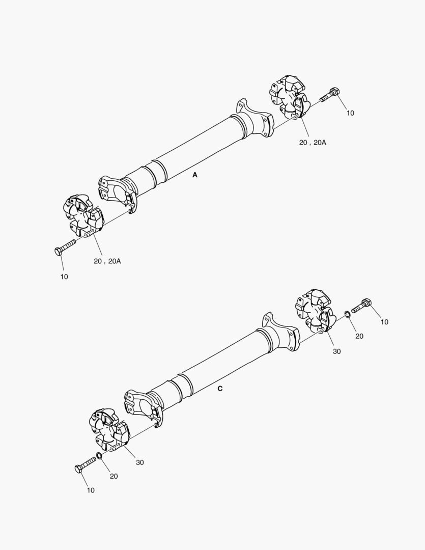 G110-6 INTERMEDIATE SHAFTS