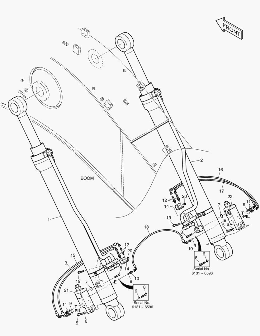 7011 BOOM PIPING-LOCK VALVE [6131~]