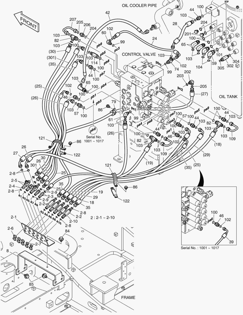 ТРУБОПРОВОД СЕРВОУПРАВЛЕНИЯ(5)