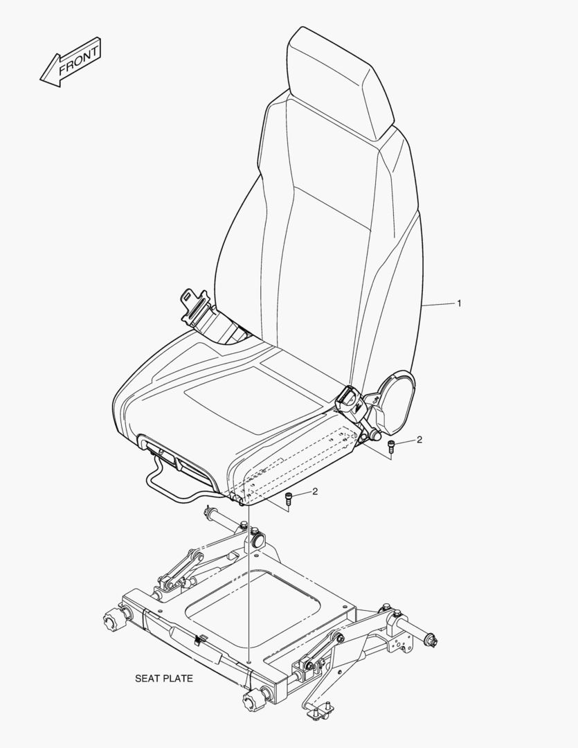 1491 SEAT MOUNTING [5094~]