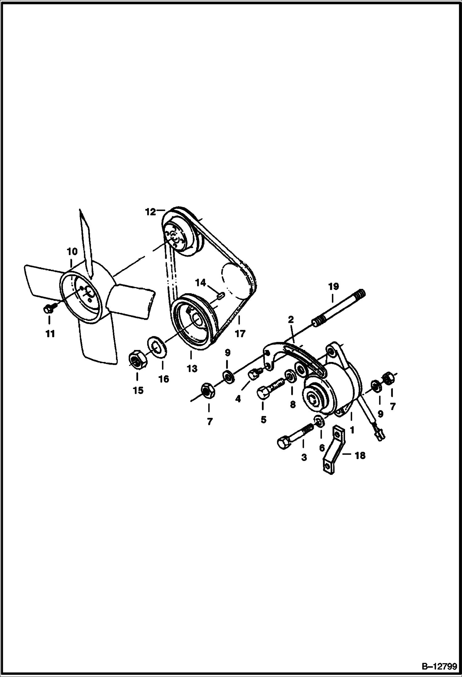 ВЕНТИЛЯТОР И ГЕНЕРАТОР ПЕРЕМЕННОГО ТОКА