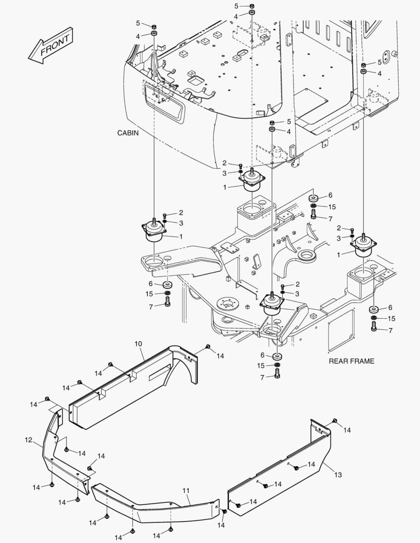 УСТАНОВКА КАБИНЫ