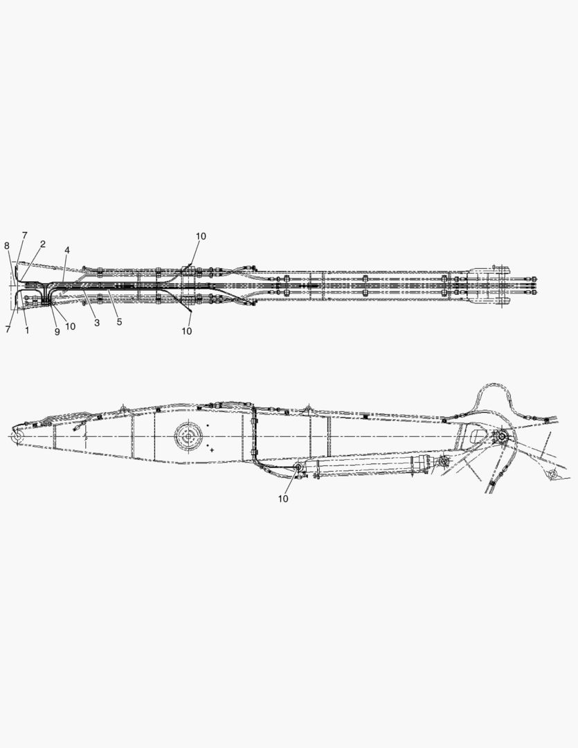 ТРУБОПРОВОД СМАЗОЧНОЙ СИСТЕМЫ - СТРЕЛА