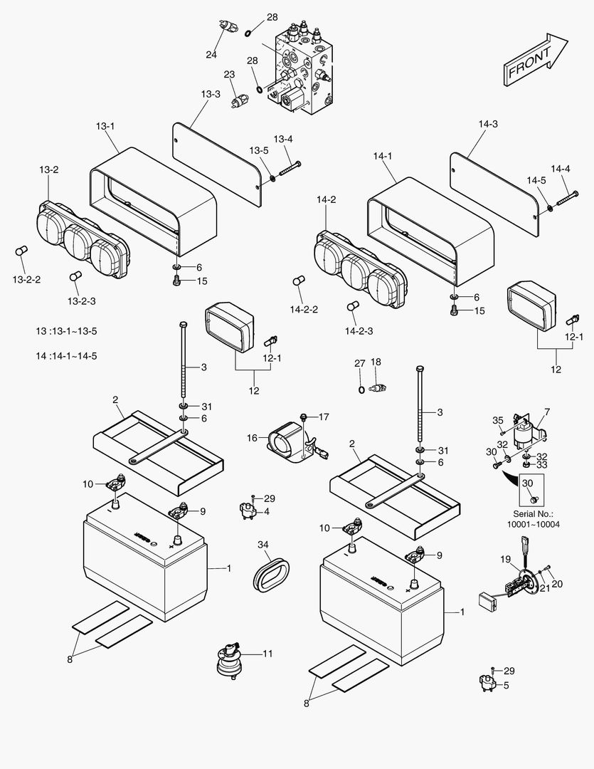 1240 ELECTRIC PARTS-REAR
