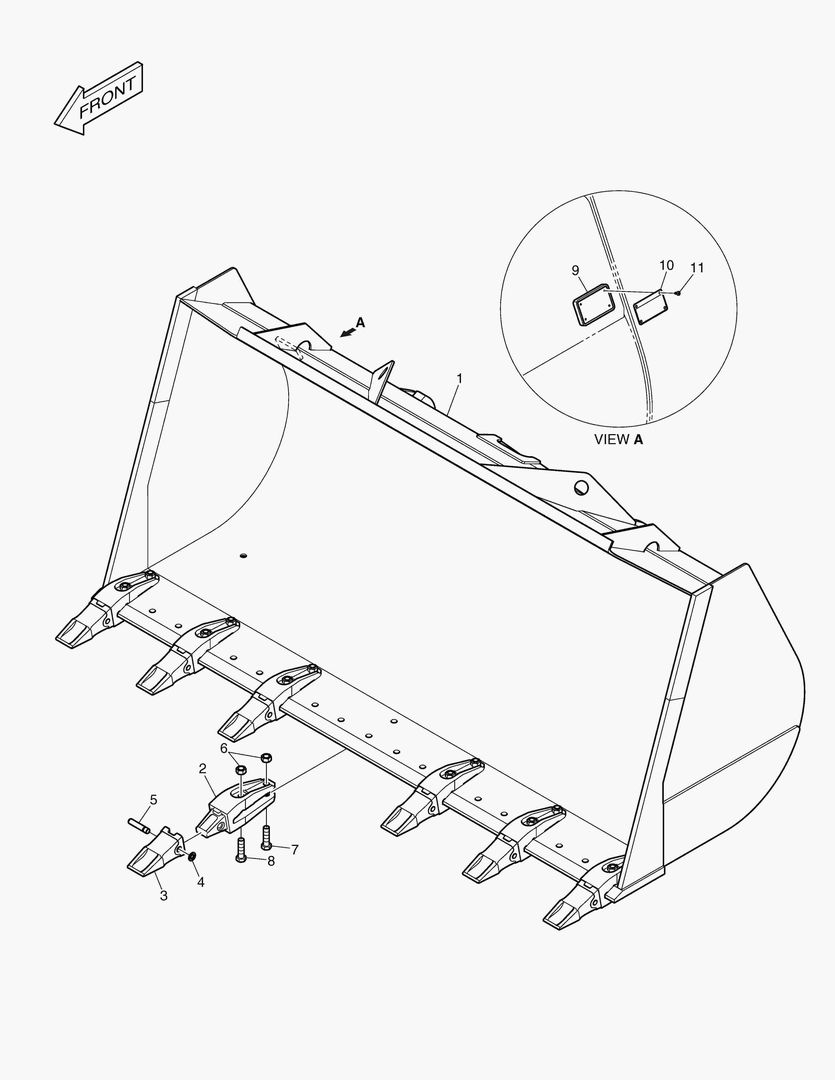5180 BUCKET-3.7гЋҐ-TOOTH