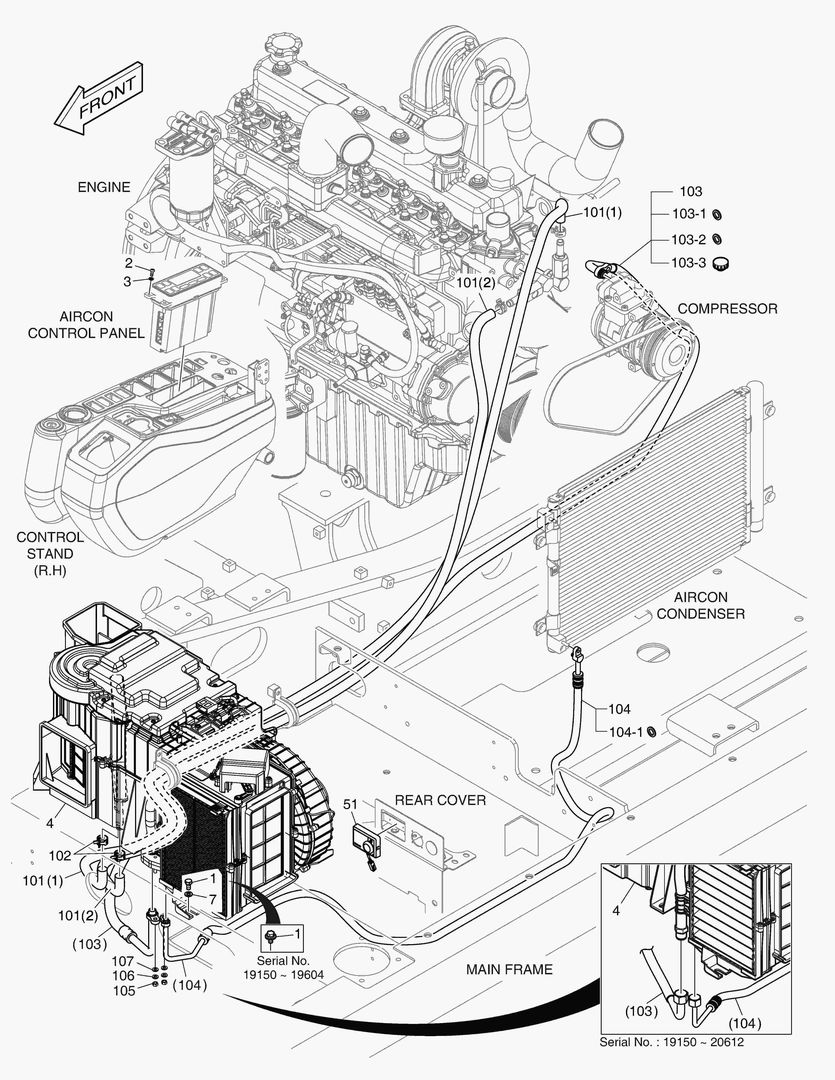 Спецтехника 8050 AIR CONDITIONER - DIESEL HEATER(ROPS) [19150~] - главное фото