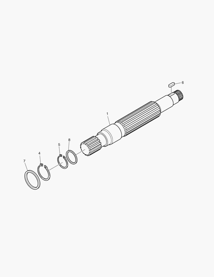 ОСНОВНОЙ НАСОС - ВАЛ