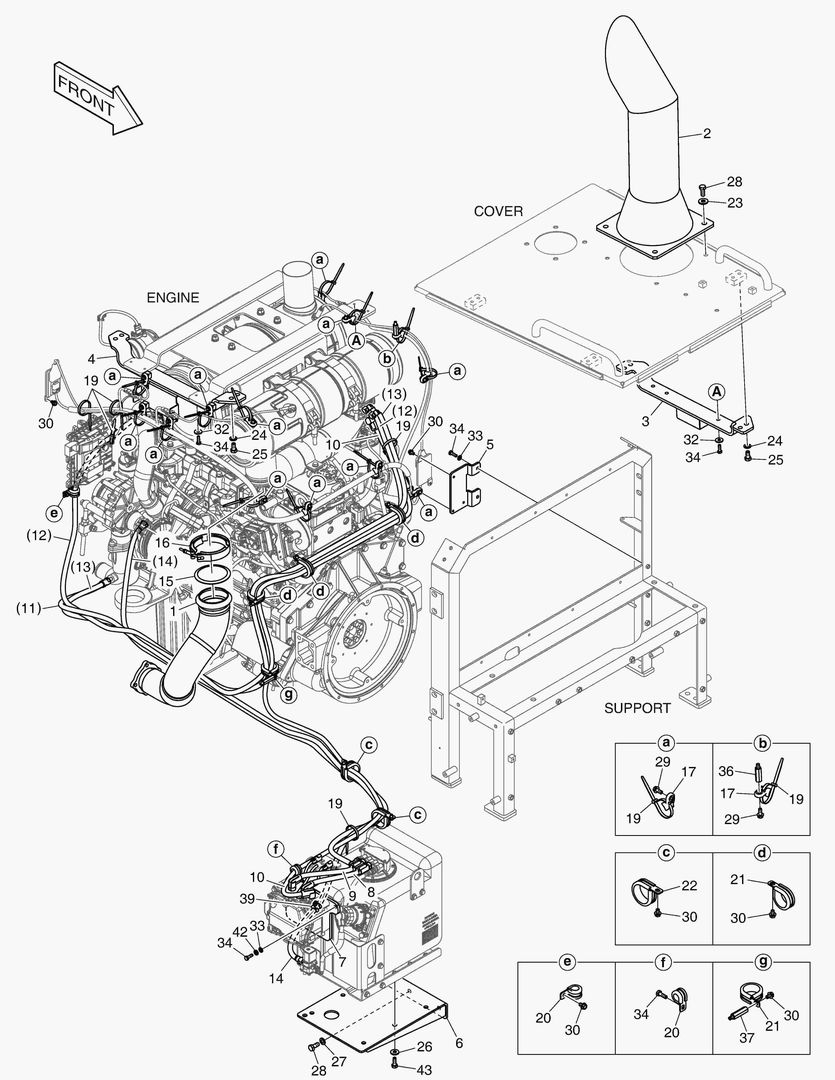 1150 ENGINE MOUNTING(3)