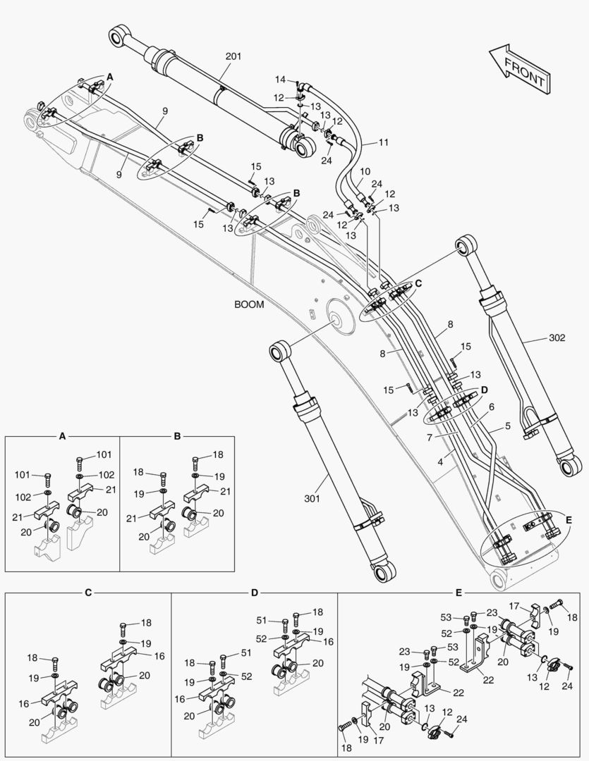 ГИДРОСИСТЕМА СТРЕЛЫ