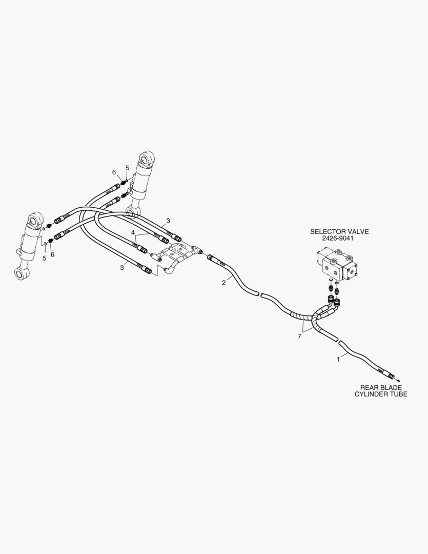 RIGGER PIPING-FRONT DOZER [1121~1313]