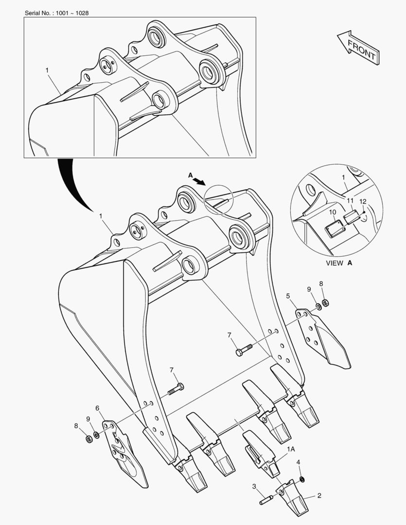 6850 BUCKET ASS`Y - 0.92mВі