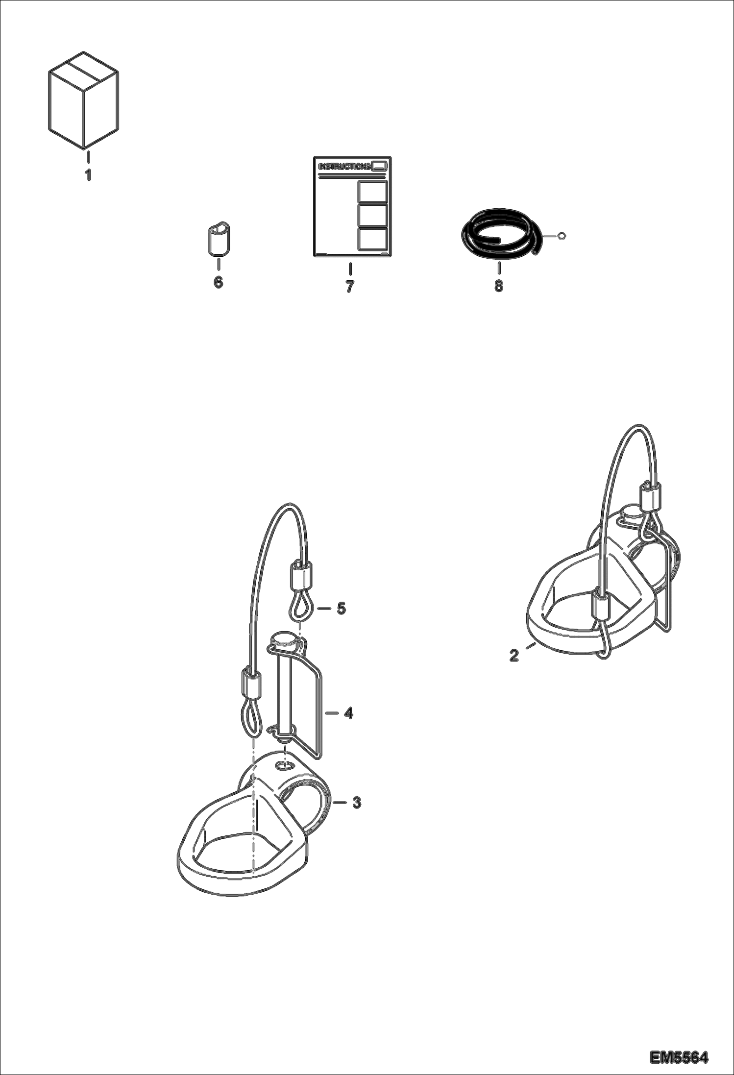 КОМПЛЕКТ НАПРАВЛЯЮЩИХ ШЛАНГОВ