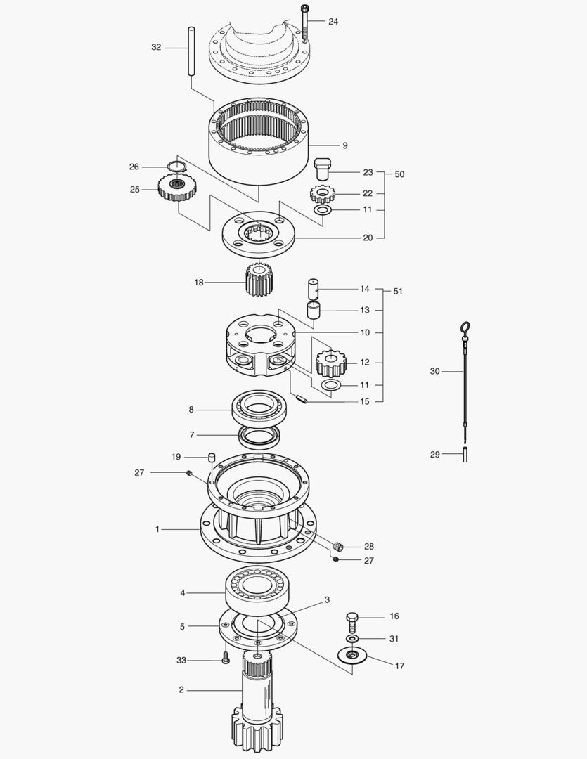 Спецтехника 4140 SWING REDUCTION GEAR [1001~2064] - главное фото