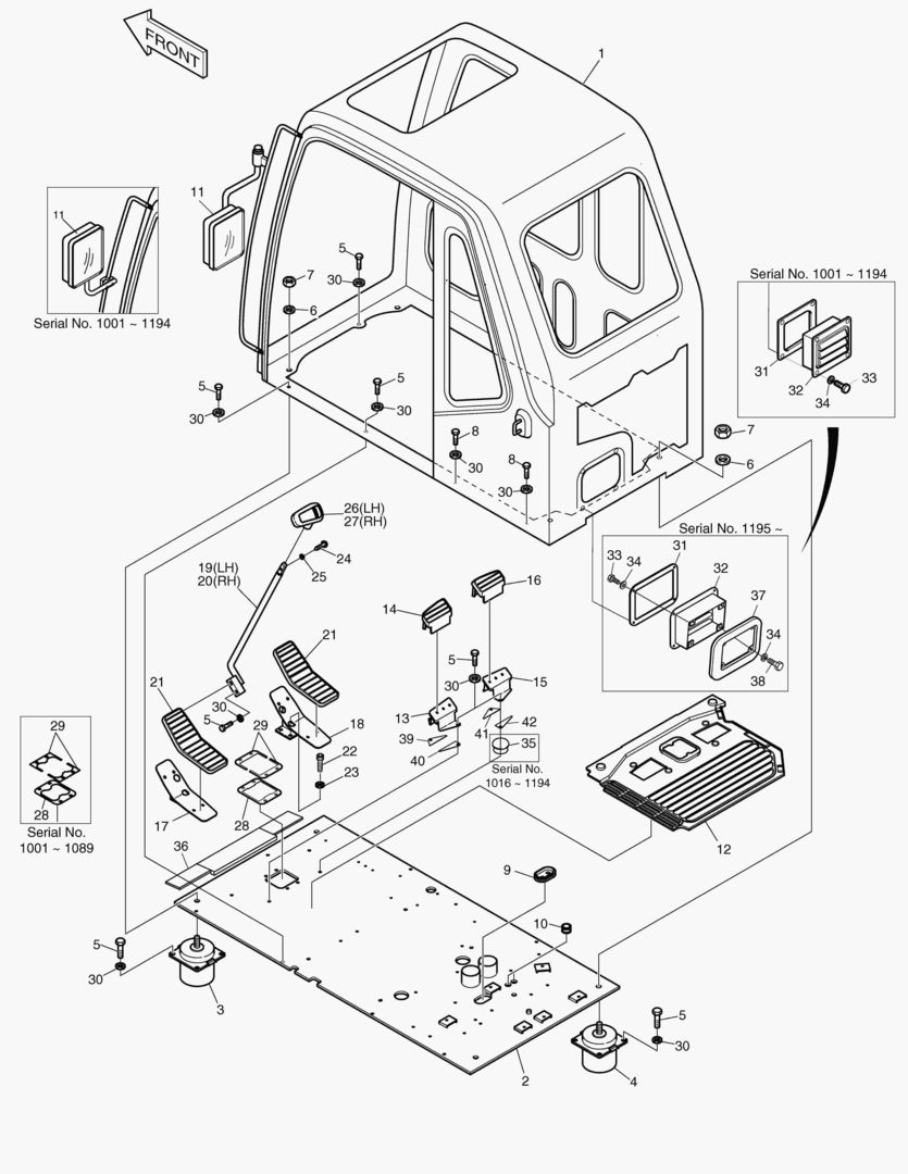 КАБИНА В СБОРЕ