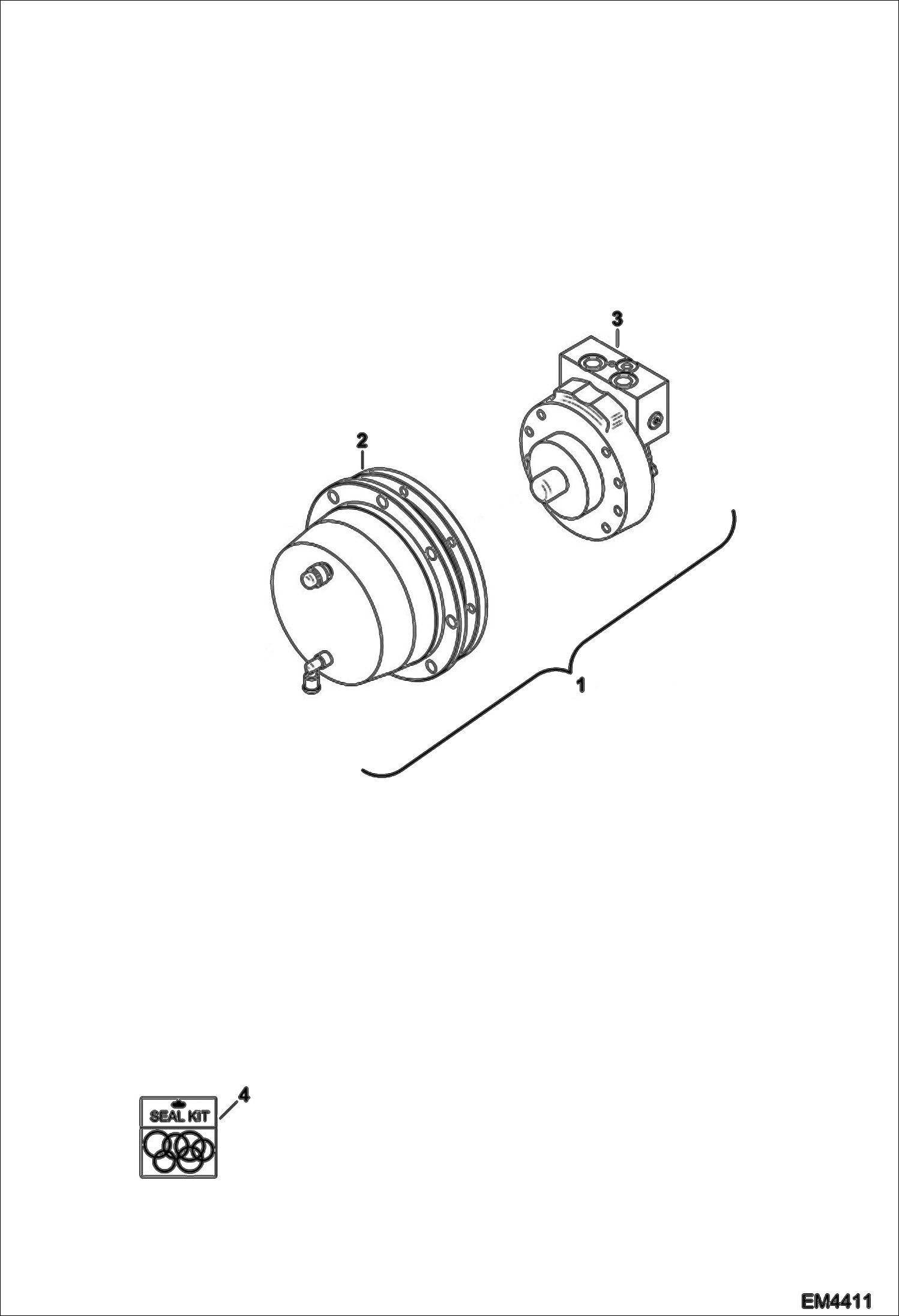 ДВИГАТЕЛЬ И РЕДУКТОР (СЕРИЙНЫЙ НОМЕР AK3F00101 И ВЫШЕ, AK3G00101 И ВЫШЕ)
