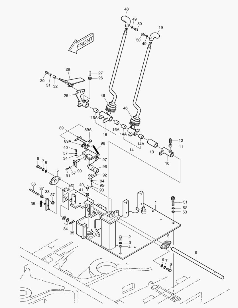 РЫЧАГ УСТРОЙСТВА УПРАВЛЕНИЯ(1)
